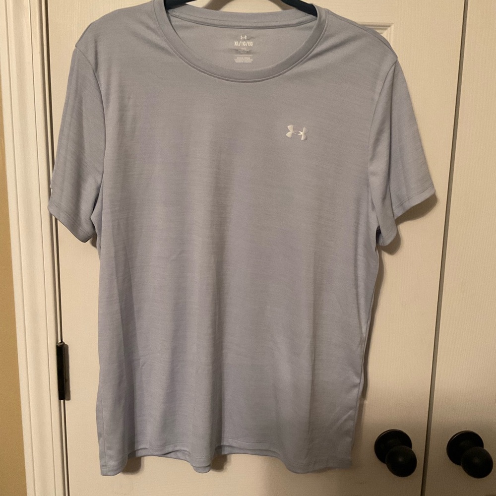 Under Armour Men's Soft Blue Short Sleeve Tee